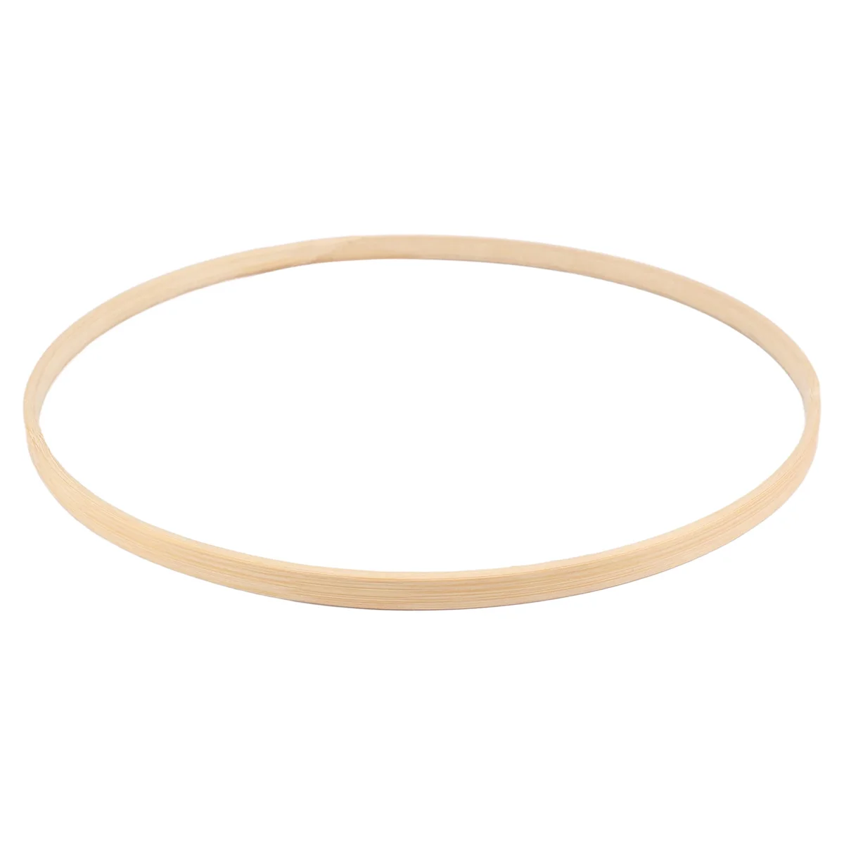 ReplBamboo-Attrape-cercle rond en bois, cerceau de bricolage pour couronne de fleurs, décor de plante de jardin de maison, 26cm