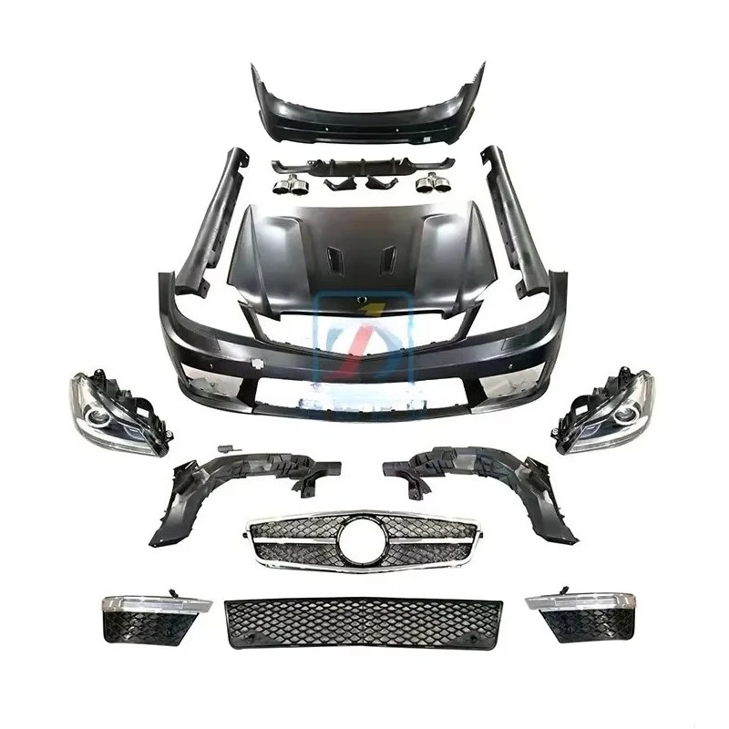 

Automotive Parts Front Bumper&Rear Bumper for M-Bz W204 Upgrade AMG C63 Style Body Kits