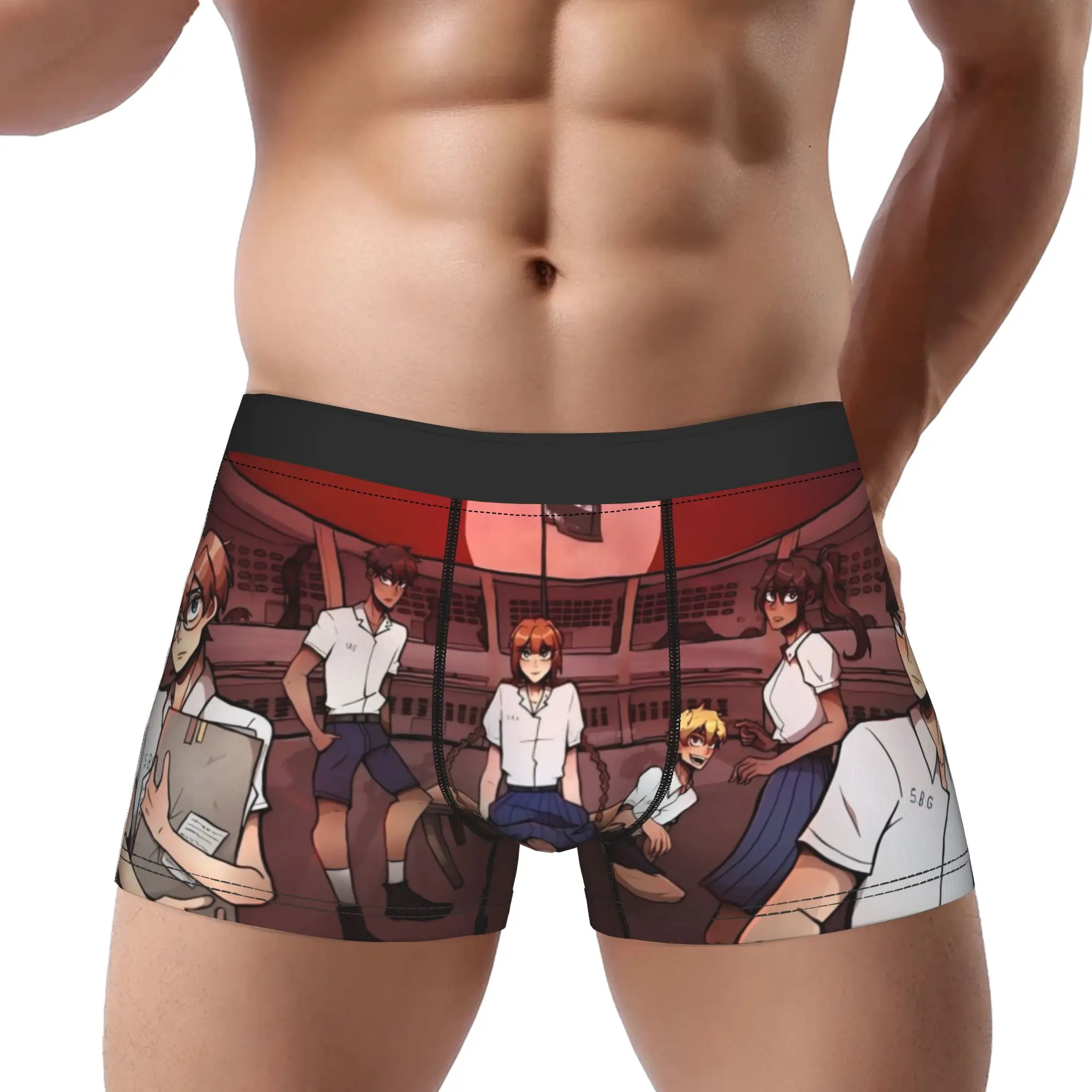 School Bus Graveyard Underpants Breathbale Panties Male Underwear  Print Shorts Boxer Briefs