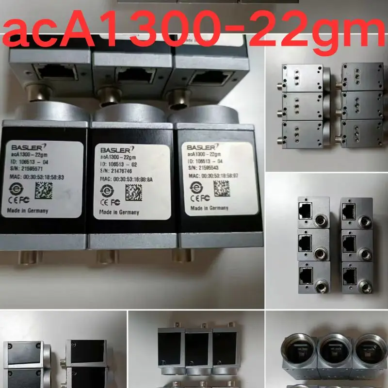 

Second-hand test OK,Industrial Camera acA1300-22gm aca2440-75um aca2440-75uc