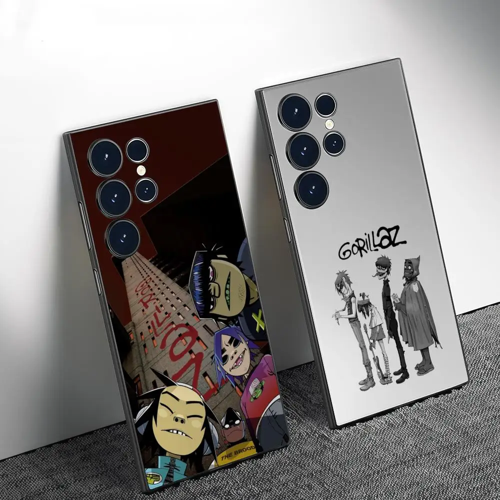 G-Gorillaz 2D Phone Case For Samsung Galaxy S26 S25 S24 S22 S23 Ultra S21 S20 Plus Frosted Full Soft Case