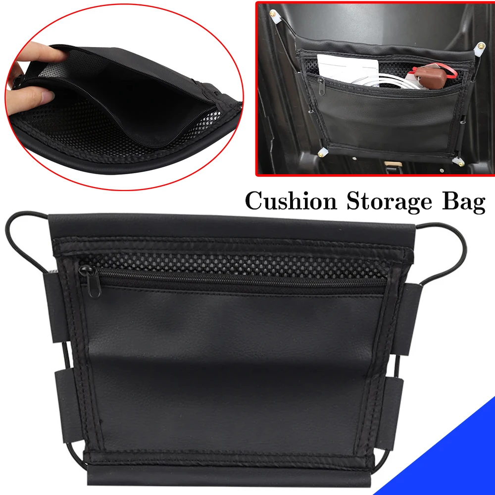 For Zontes 350E 350D 350M E350 D350 ZT 350 E ZT350 D M Motorcycle Accessories Under Seat Storage Bag Leather Tool Pouch Bags