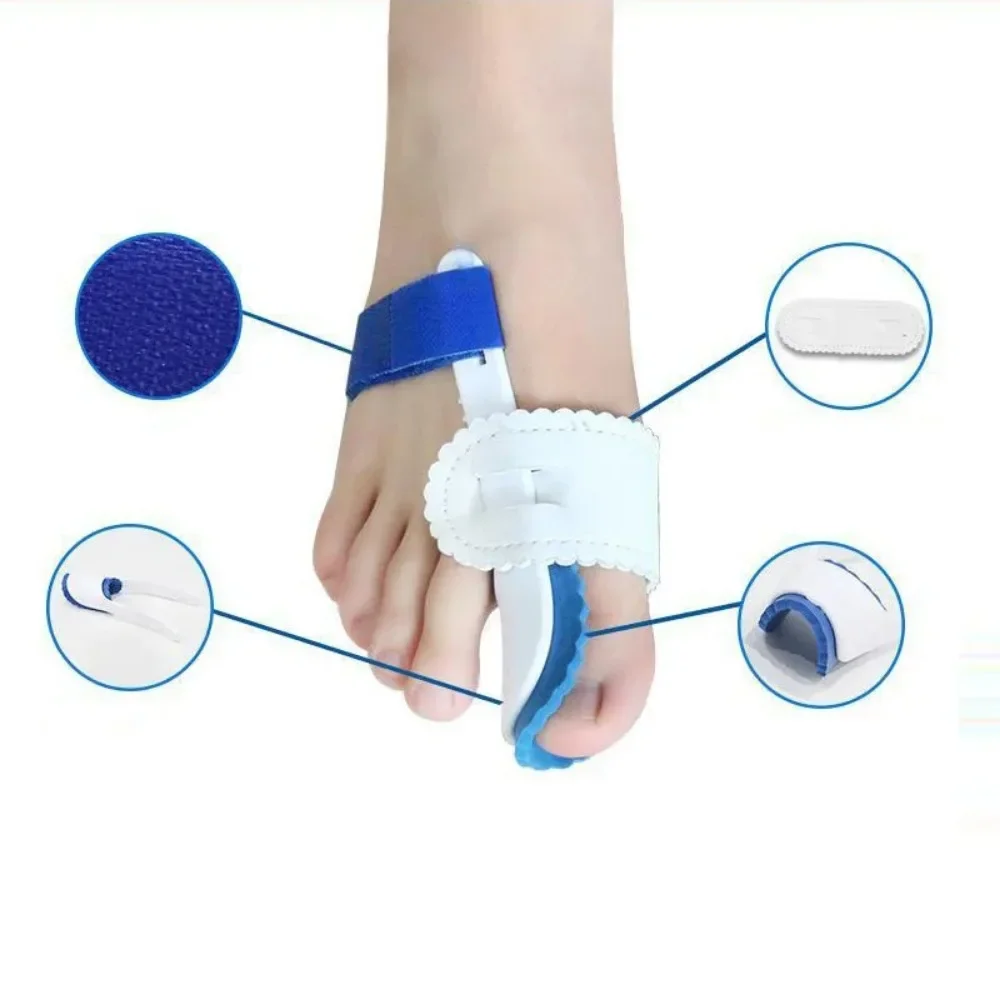 2 pz Halux Valgo Correttore Piede Per Dita Dei Piedi Separatore Haluksy Borsite Alluce Valgo Toe Spreader Separatori Toe Corrector Borsite