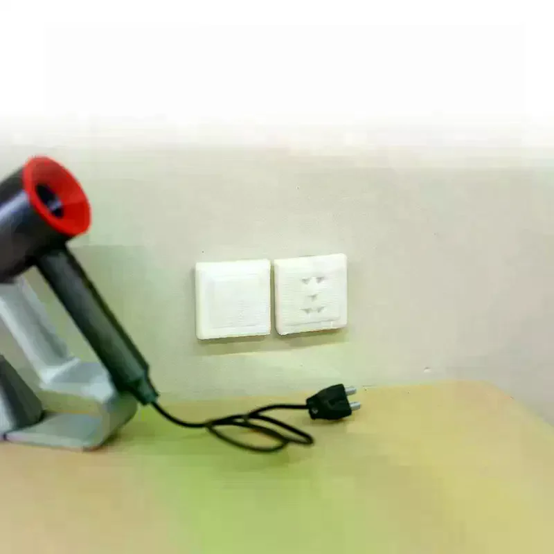 

Аксессуары для рукоделия, игрушки, миниатюрная мебель для кукольного домика 1/12, реквизит для сцен, мини-выключатель и модель розетки, украшение для кукол, 10 шт.