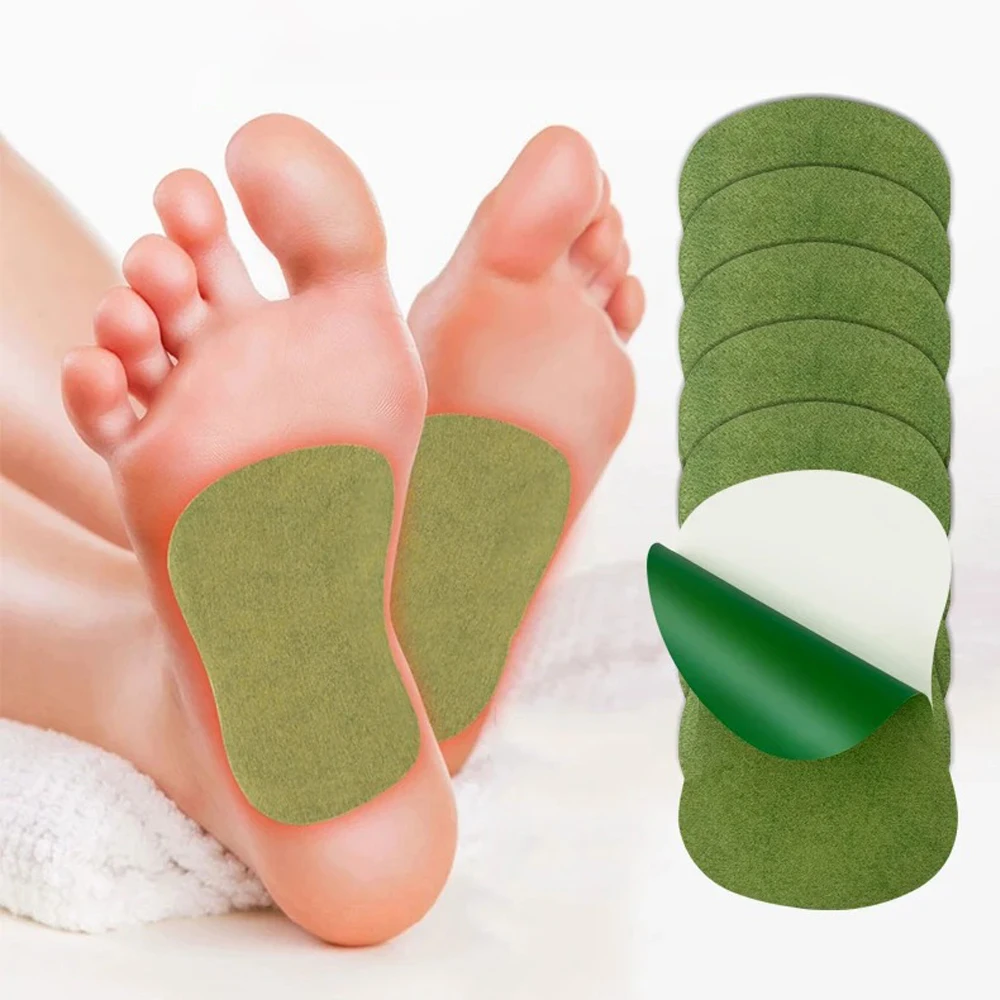 6-60PCS Natürliche Detox Fuß Patches Helfen Schlaf Reinigung Giftstoffe Fuß Pads Lindern Stress Pflege Abnehmen Körper entgiftung Paste