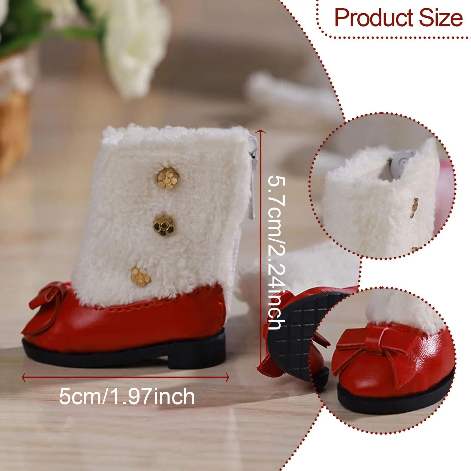 

1/6 обувь для куклы BJD, нарядные уникальные цветочные украшения, аксессуары для кукол