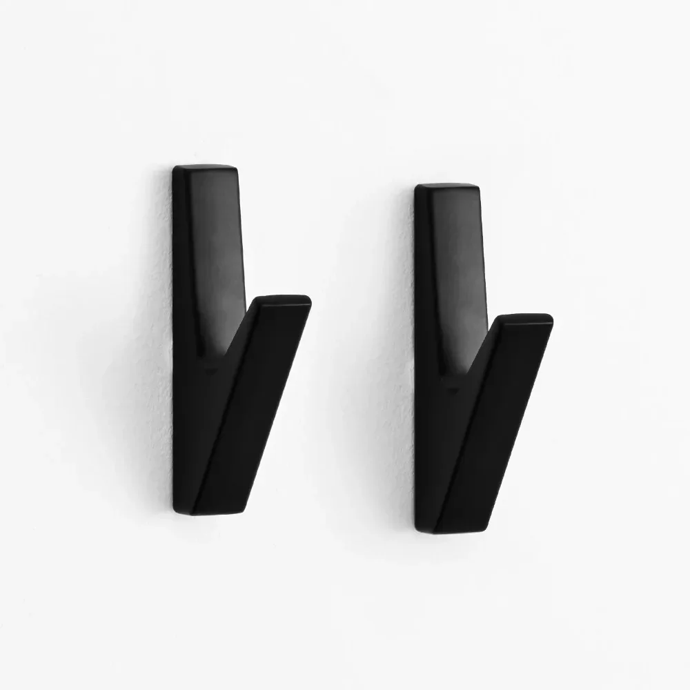 

SARIHOSY 1/5Pcs Towel Hooks Matte Wall Hook for Home Decorative Hook Bathroom Accessories Wall Hooks Wholesale