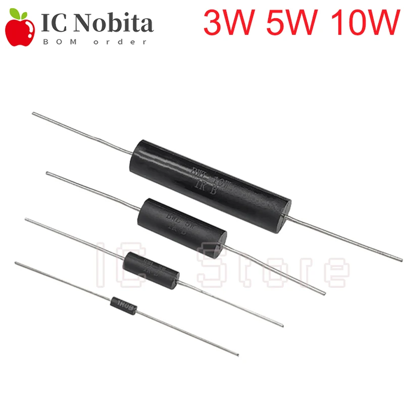 1PCS 3W 5W 10W BWL High Precision Resistor 0.1% Low TCR Non-Inductive Low Resistance Sampling Resistor