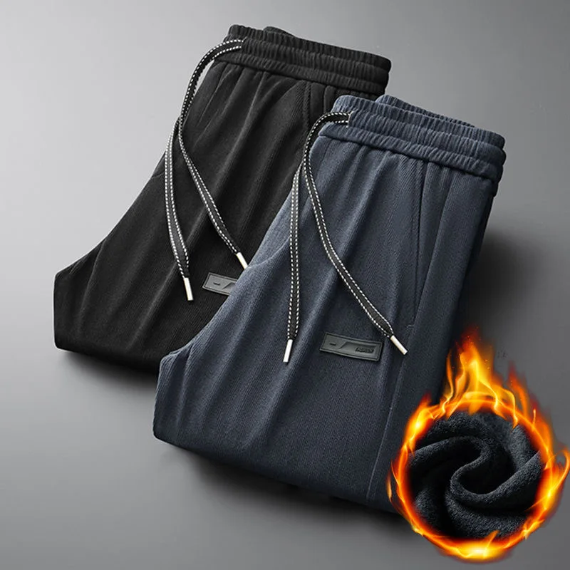 

2024 Autumn and Winter New Fashion Sports Thick Warm Pants Men's Casual Loose Comfortable Large Size High Quality Pants M-4XL