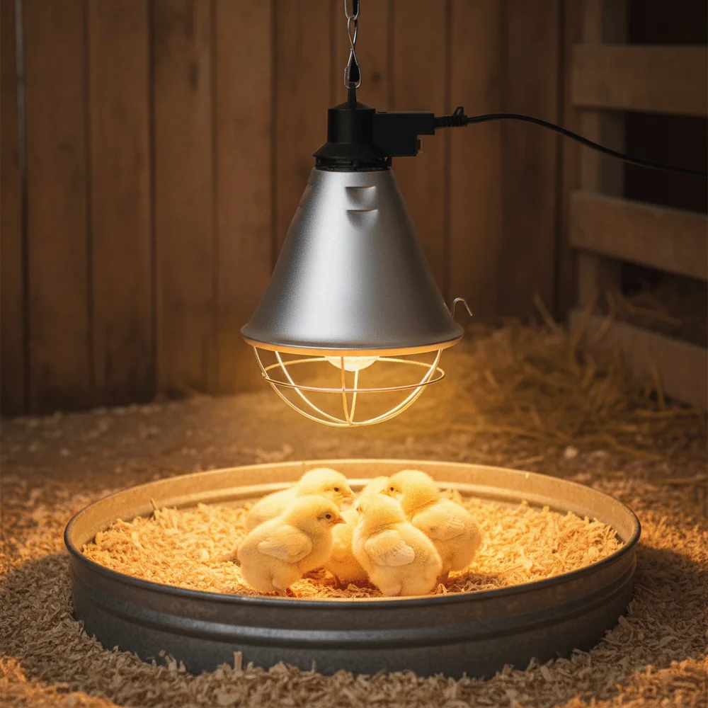 

Adjustable Temperature Warming Lampshade Silver Warm Insulation Heating Heat Lamp Holder Lamp Net Thermal Cover