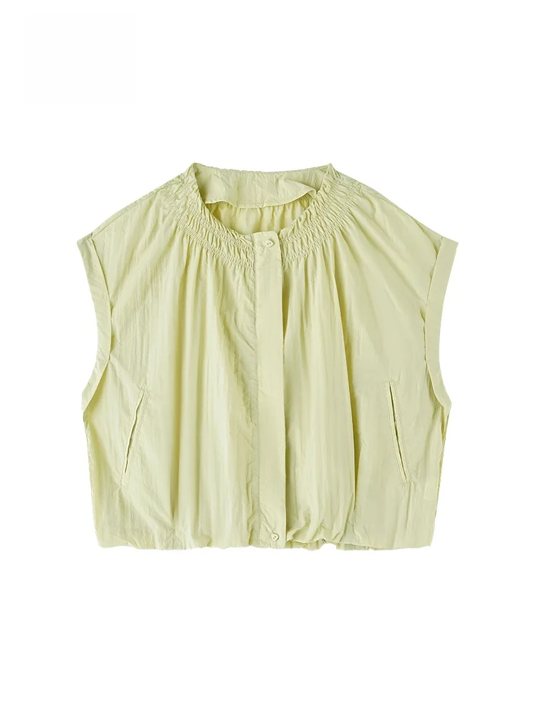 

Женская приталенная футболка GOFAR с коротким рукавом, летняя новинка, стильная, модная, универсальная, из высококачественного нейлонового волокна, с защитой от УФ-излучения