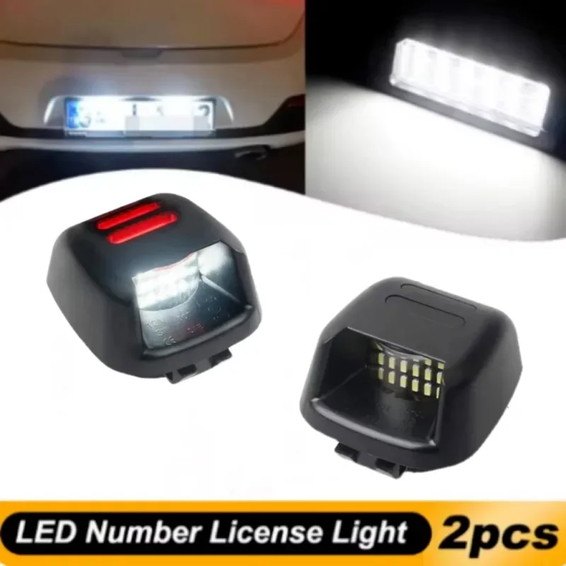 2PCS LED Number License Plate Light with Canbus Car Flashing Error Free Light Fit Suzuki Equator 2009 2020 20211 2012 Car Goods