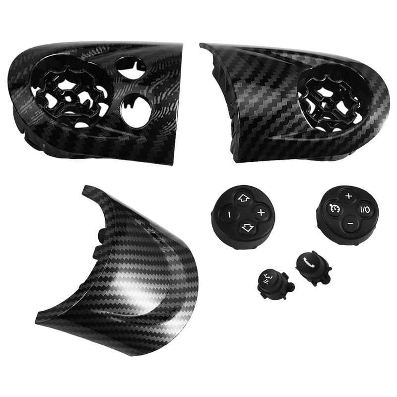 

L10A For BMW MINI Cooper R55 R56 R57 R58 R59 R60 R61 Steering Wheel Control Switch Trim Cover 3X Set 32309289676 2007-2014