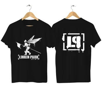 남녀공용 캐주얼 Linkin Meteora 하이 퀄리티 티셔츠, 공원 프린트, 편안한 통기성 스트리트웨어, 20 주년 기념 