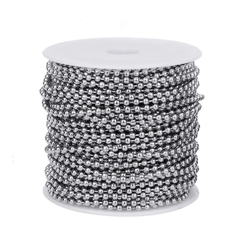 Casual to Formal Stainless Steel Bead Belt Chain with 50 Adaptable Buckles Drop Shipping