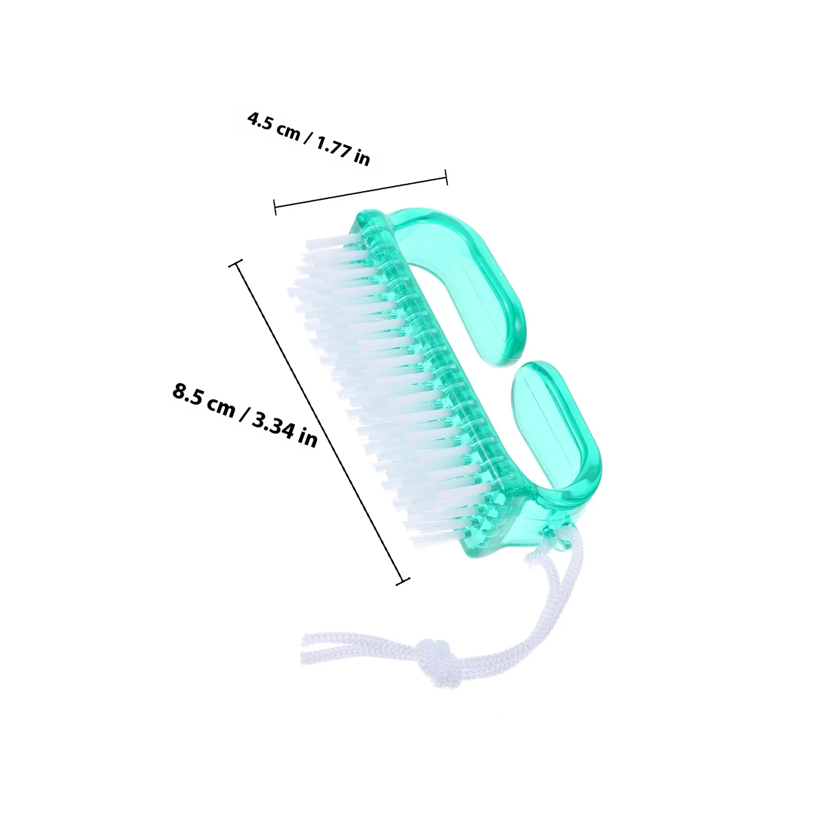 แปรงทำความสะอาดเล็บ 4 ชิ้น ด้ามจับพลาสติก ขนาดเล็ก น้ำหนักเบา สำหรับดูแลเล็บมือ เล็บเท้า ทำเล็บมือและเล็บเท้า