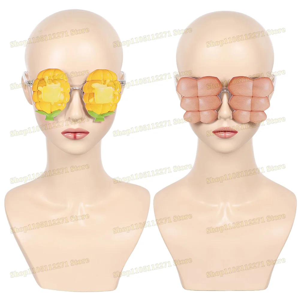 Demon Hunter Of Kpop Zoey Mira Muscle Glasses Cosplay Props Gifts Women Funny Glasses Clothing Accessories Halloween Suits