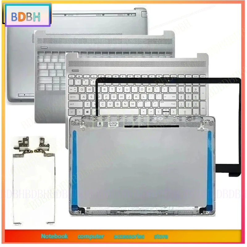 *New For 15-DW 15S-DU 15S-DY TPN-C139 250 255 G8 Laptop LCD Back Cover/LCD Border/Hinge/Palm Pad Keyboard Top Cover/Bottom Shell