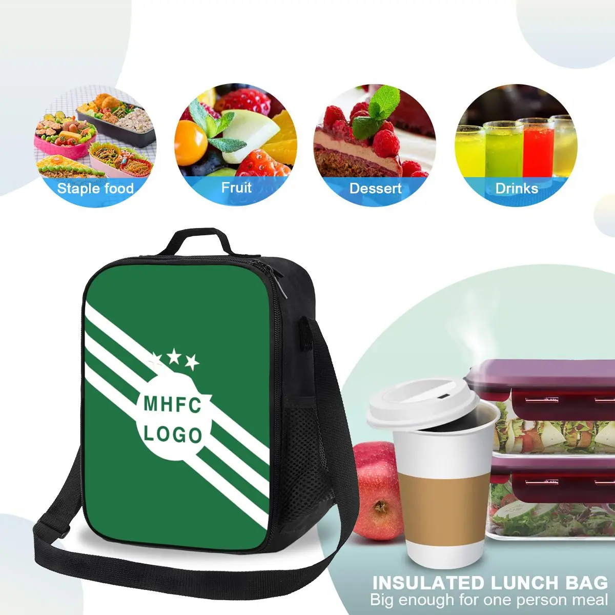 Israel F.C MHFC Champion Grote picknicklunchtas Lunchtas Tote Bag Geïsoleerde thermische lunchbox Container Organizer