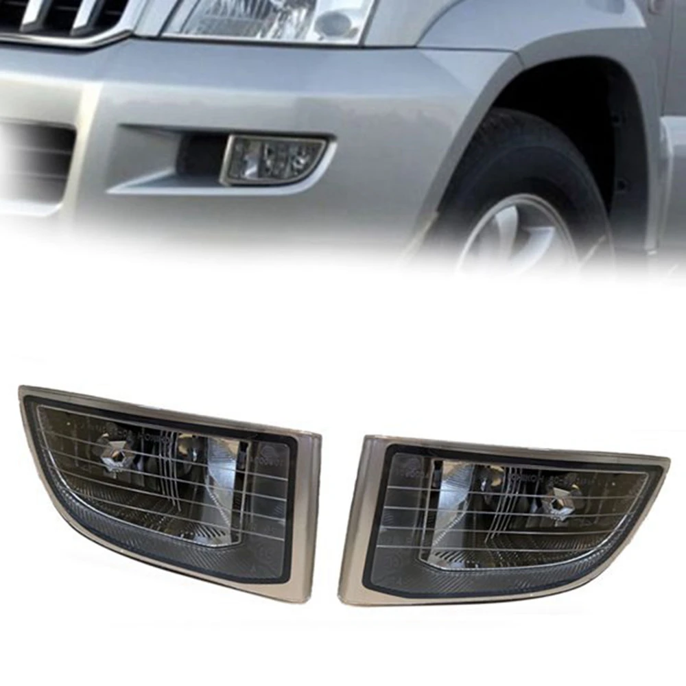 Halogen Fog Light Headlight for Toyota Land Cruiser Prado 120 2002-2009 Fog Bumper Foglights Driving Lamp