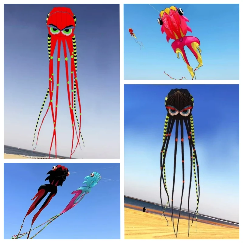 ว่าวขนาดใหญ่ 800 ซม. ว่าวปลาหมึกยักษ์ ว่าวยักษ์สำหรับผู้ใหญ่ ว่าวปลาเป่าลม โรงงานผลิตว่าว ว่าวกีฬา ว่าวผ้าเนื้อนุ่ม