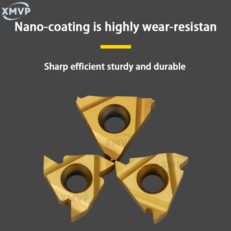 CNC external thread steel parts blade 60 degree, 55 degree external thread turning blade, T-shaped external thread tool bar blad