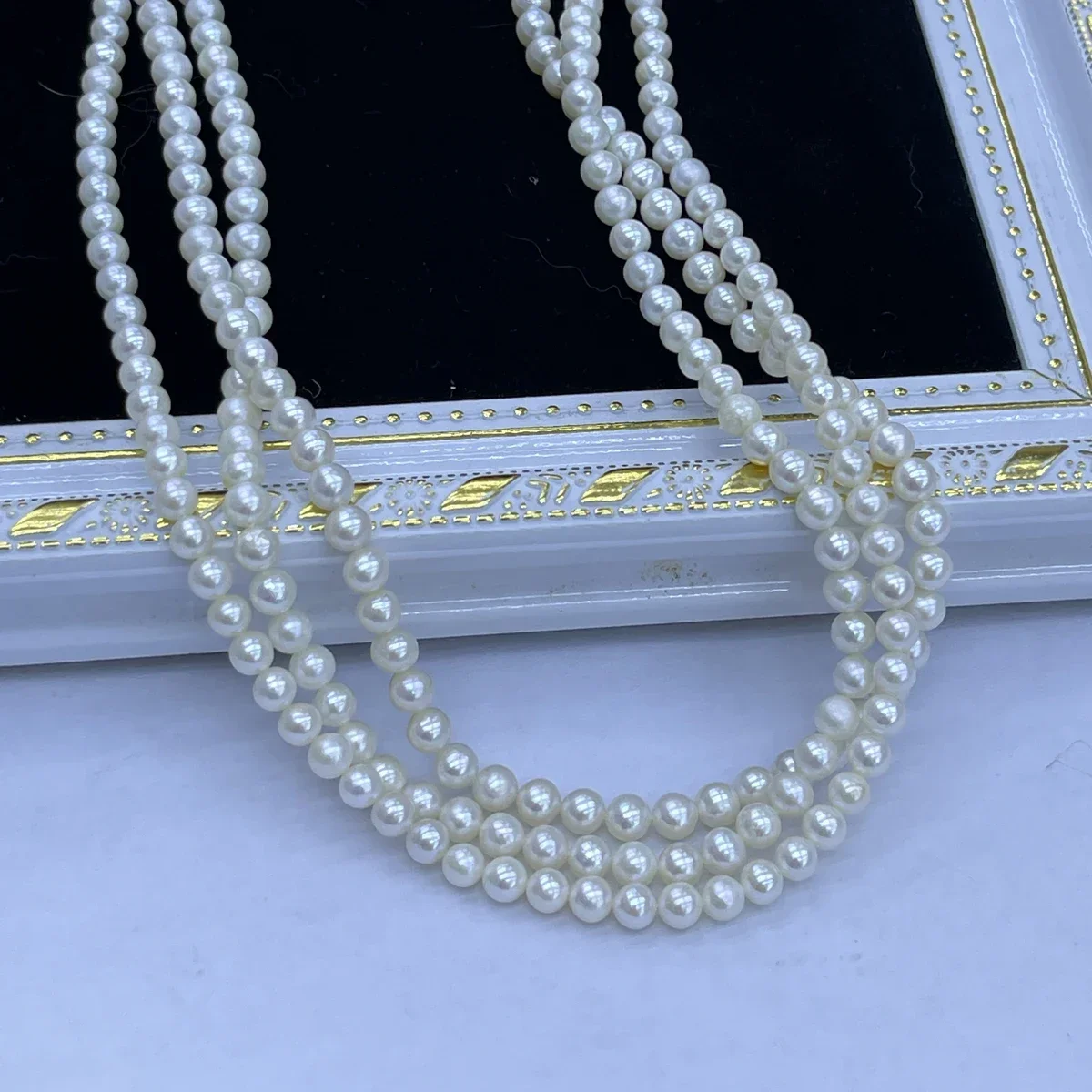 

Natural Freshwater Round Pearl 5-6mm AAA Wholesale Loose Bead Jewelry Make DIY Necklace Bracelet Accessories Gift Women Wedding