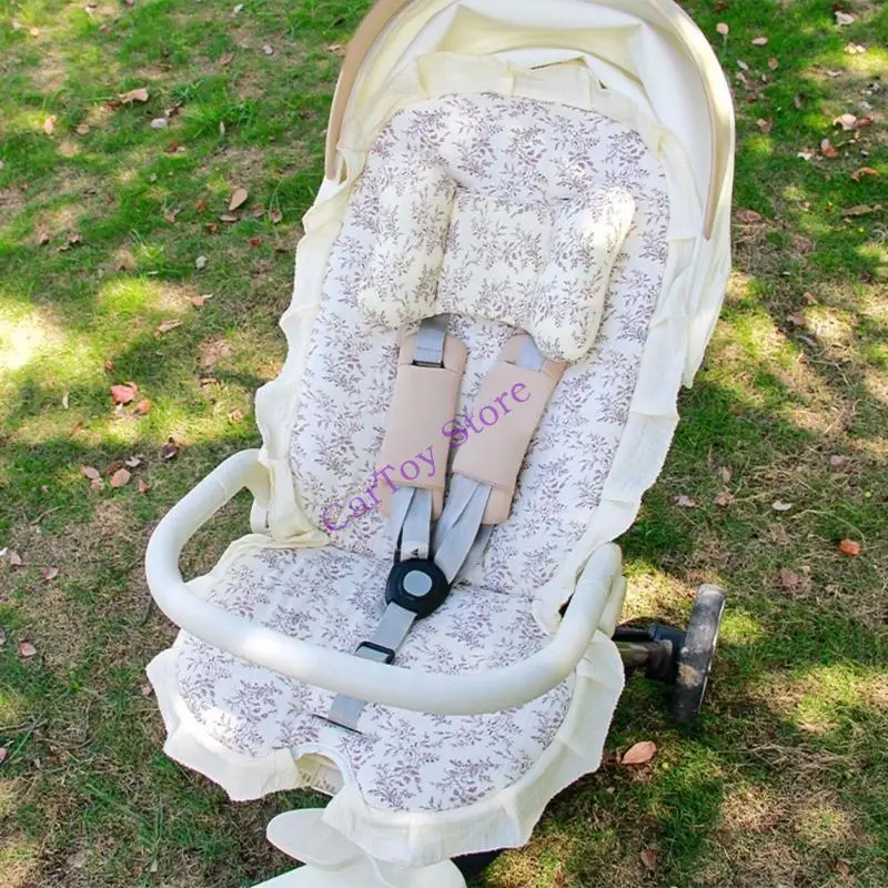 مجموعة من 1 وسادة مسند للرأس مصنوعة من القطن والدانتيل سهلة الاستخدام، استمتع بالراحة على مدار العام