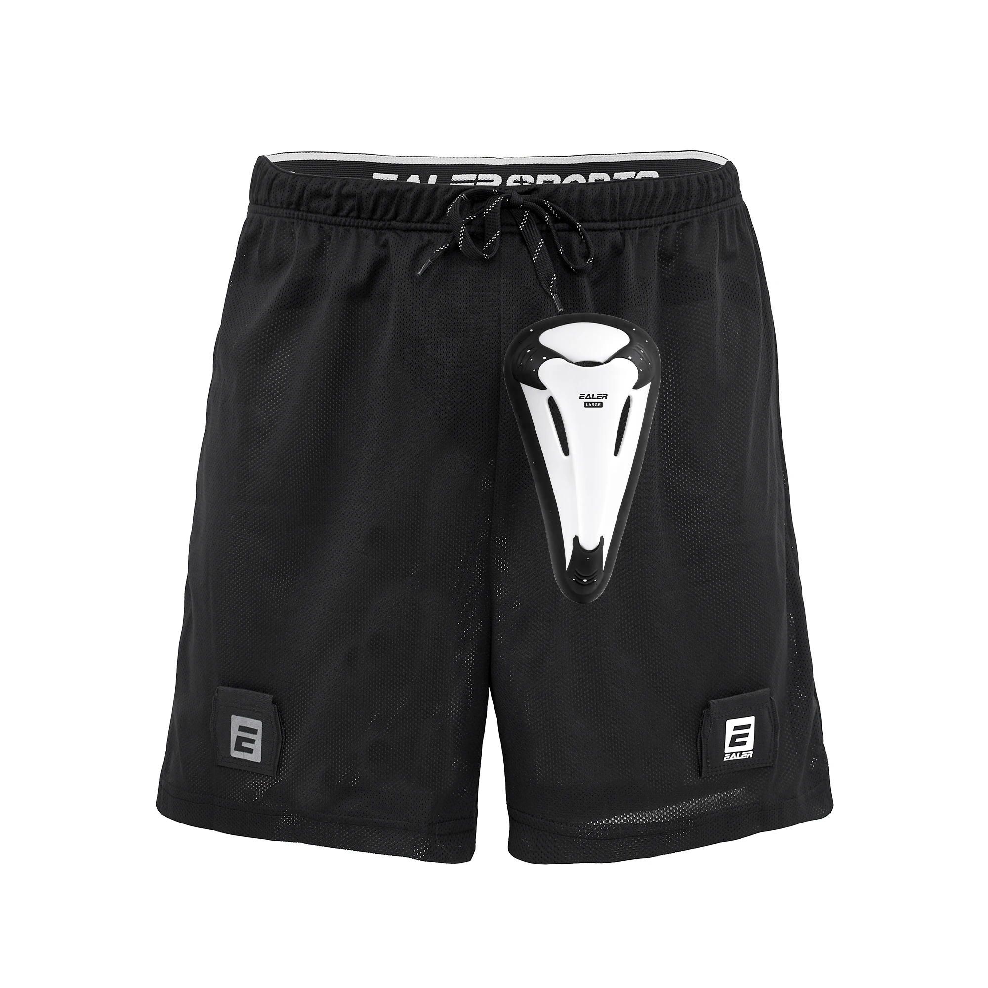 EALER HSM400 Men’s Loose Hockey Shorts Supporter, Core Mesh Jock Hockey Shorts Jock Pants with BioFlex Cup Included