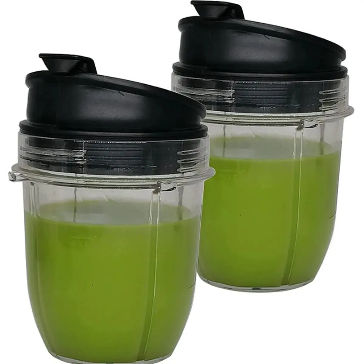 update. 2 Pack 12 Oz Cup Replacement Parts Compatible for Nutri Ninja Auto-IQ Blenders 426KKU450 with Cover Lid view 5
