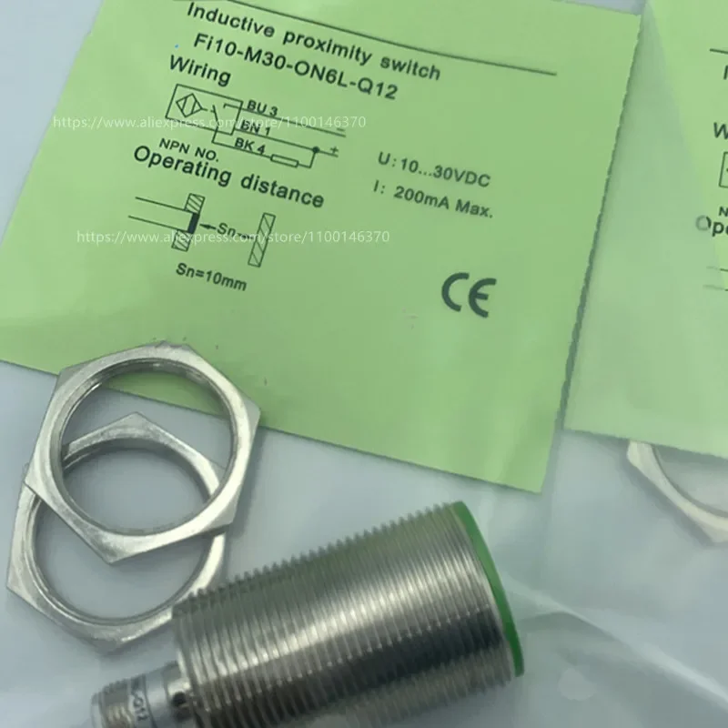 

3Pcs New High Quality Proximity switch FI10-M30-ON6L-Q12 FI10-M30-OP6L-Q12