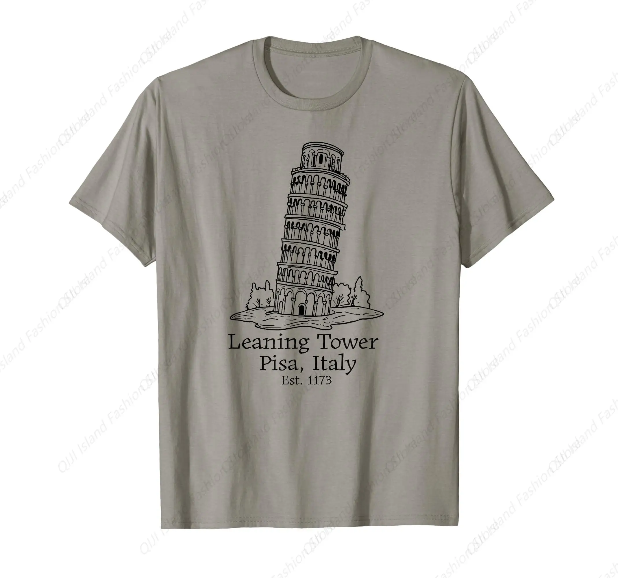 

Leaning Tower of Pisa Italy Italia Souvenir Travel Skyline T-Shirt