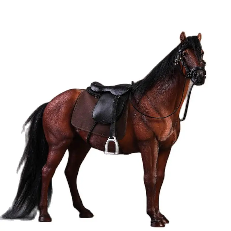 Warm-Enlarged Horse Simulation, Static Model, Soldier Mount, Home Decoration, Crafts