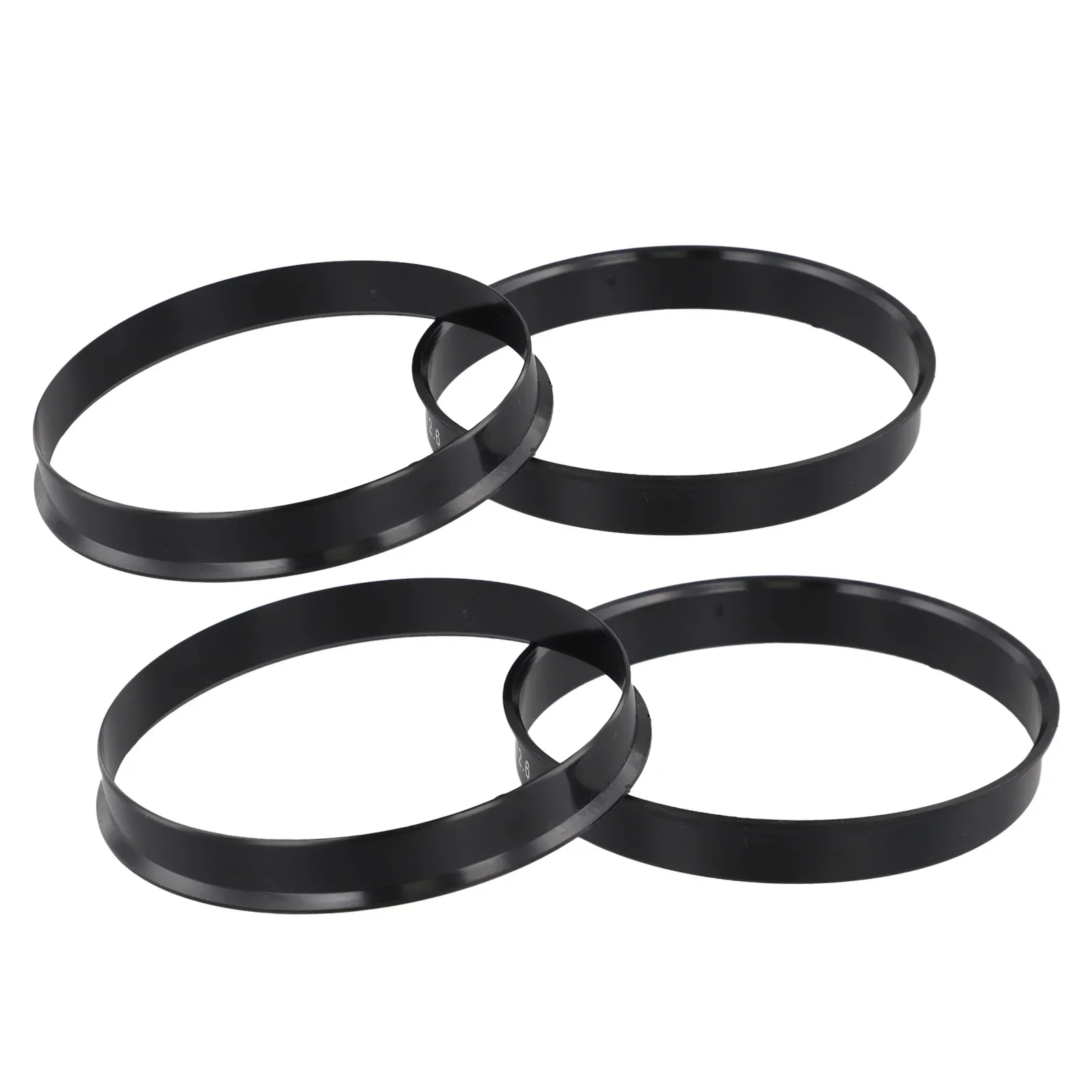 4 Pcs Car Hub Centering Rings 74.1 X 72.6 Mm ForBMW Car Hub Centric Rings Wheel Bores Center Spacer Hub Rings Blacks