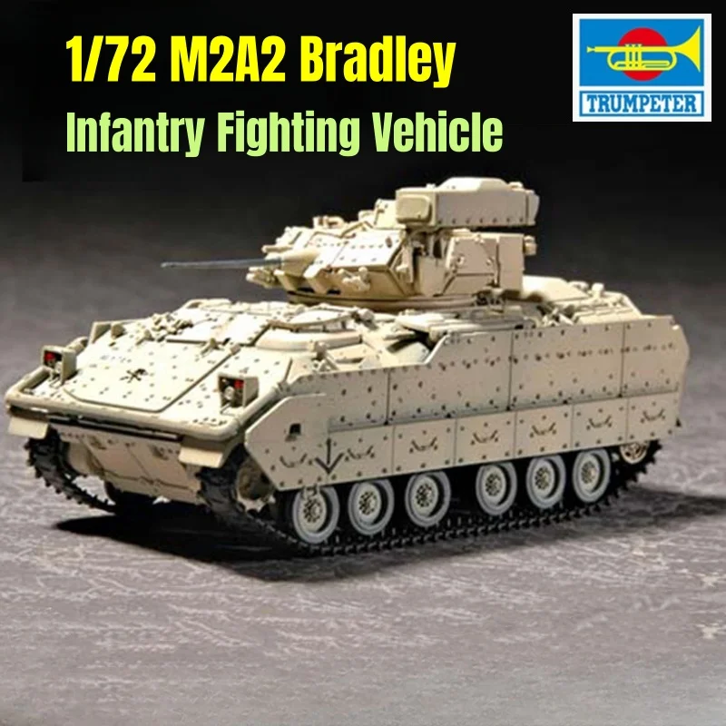 TRUMPETER 1/72 M2A2 Bradley Infantry Fighting Vehicle Plastic Assembly Model