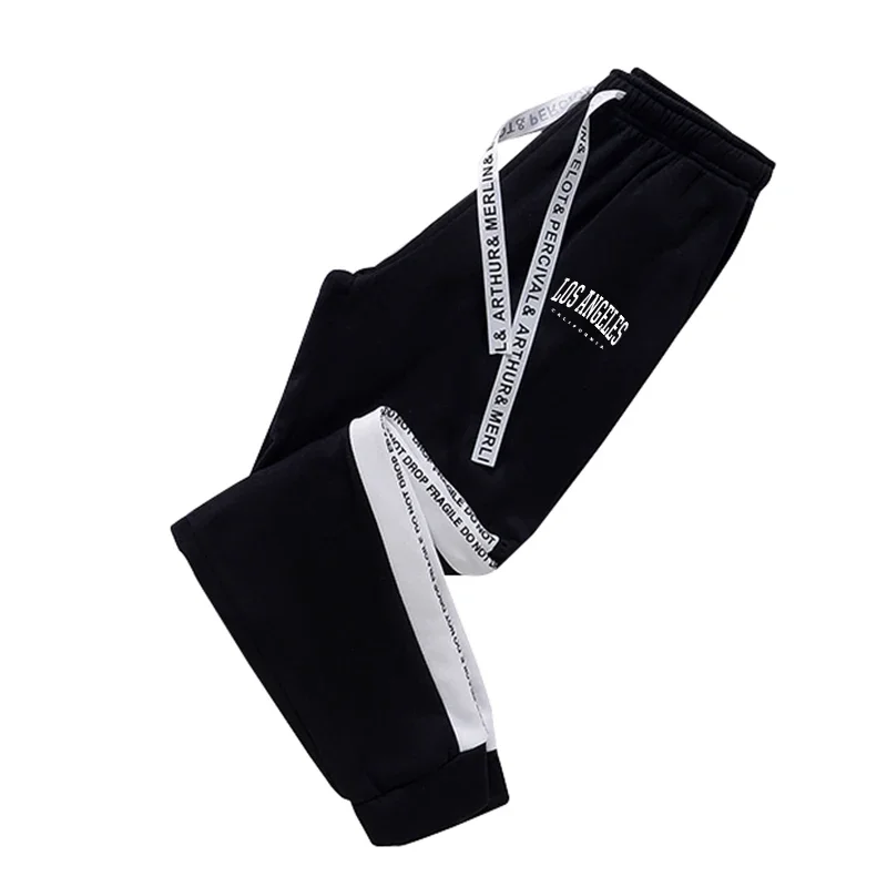 بذلة رياضية بطباعة لوس أنجليس للرجال ، سويتشيرت بغطاء رأس ، بنطال رياضي ، قمم متعددة الاستخدامات ، ملابس كاجوال يومية من هارجوكو #4