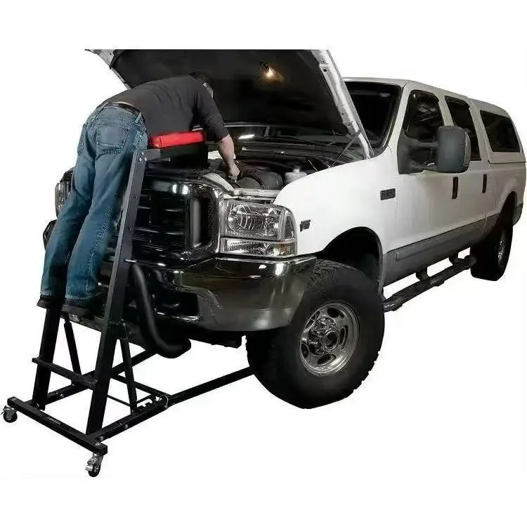 200KG Six-wheel Adjustable Height Creeper Foldable Topside Folding Car Creeper Design for Auto Mechanics