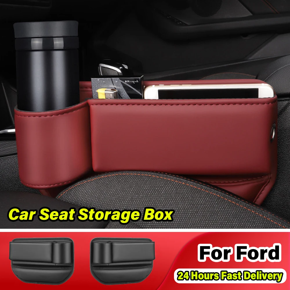 

Car Seat Storage Box Accessories For Ford Transit Maverick Mustang Ranger Kuga Puma Focus 2 3 Mondeo Transit Fiesta F150 MK3 MK5