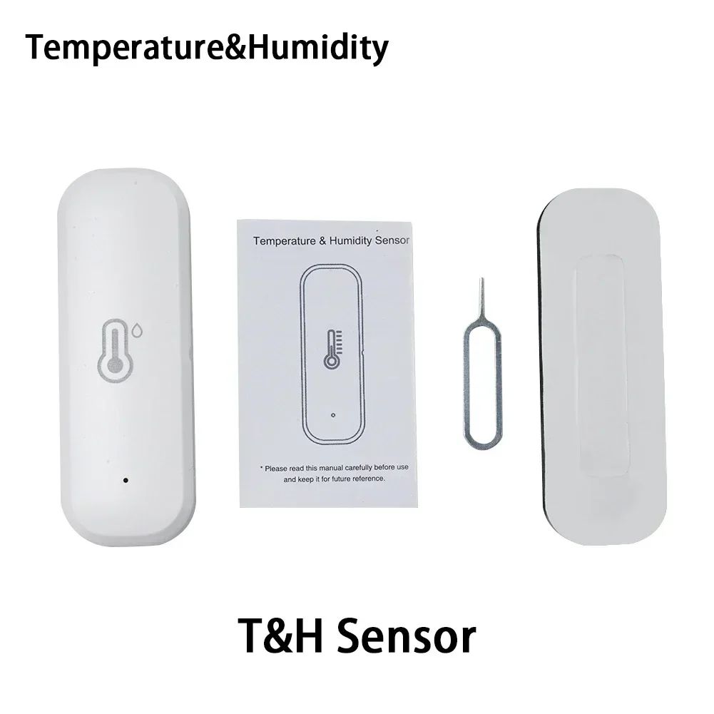 Tuya/WiFi Temperature Humidity Sensor Life APP Monitor Home Work With Alexa Google Home No Hub Required