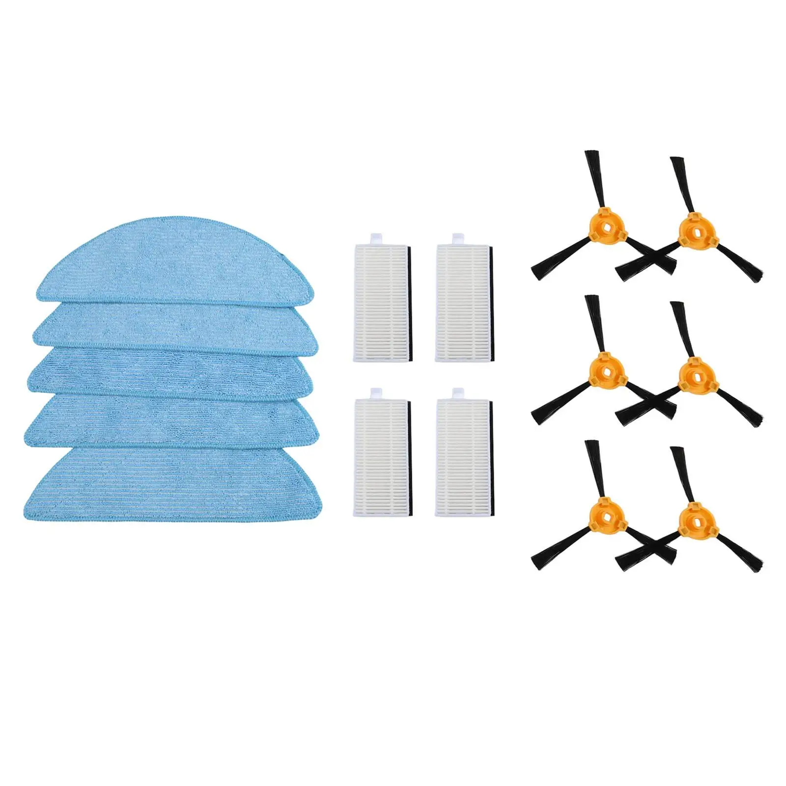 Performance Refresh Kit for Conga for m50 for m50 for X for treme Includes Side Brushes Filter and Mop Cloths 4 Filters 5 Cloths