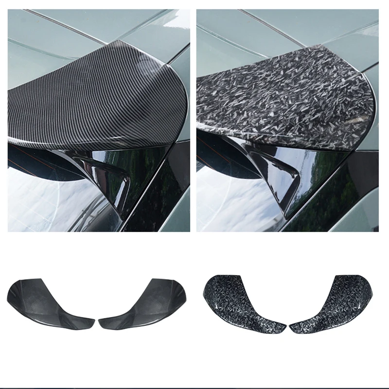 For ZEEKR 001 2021-2025 Car Roof Spoiler Decoration Cover Sticker Exterior Styling Sport Tail Fin Modification Accessories