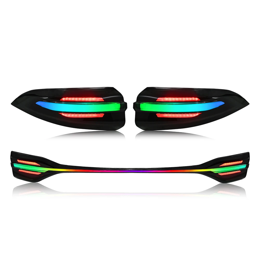 

Задние фонари RGB для Toyota Corolla 2020-2024 гг. Запуск анимации DRL последовательный индикатор задний фонарь