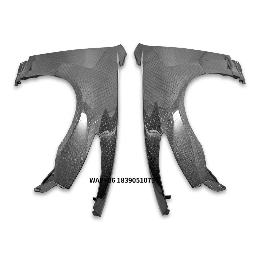 

Honeycomb Carbon Fiber Fibre Bumper Front Fender Vents for Iinfiniti G37 Coupe 2Door 2008-2015