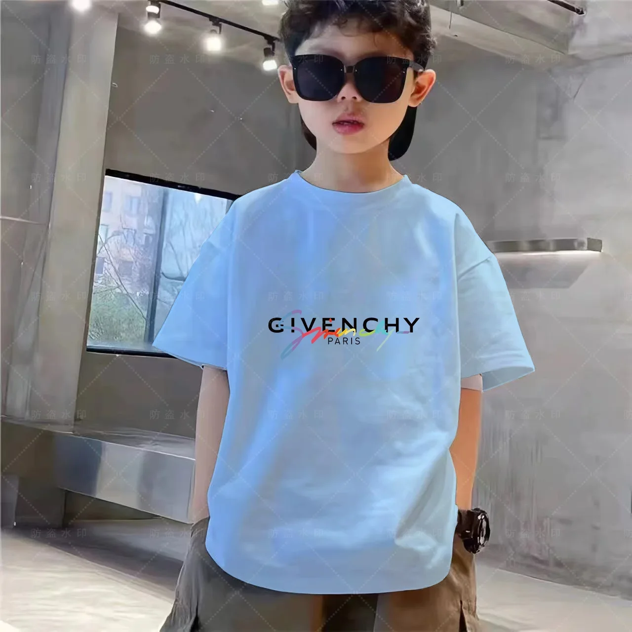 Summer Korean Children's Clothing Spring Kawaii Cartoons Boys Couple T-shirt Girls Brands Children Clothes 2024 Summer Children