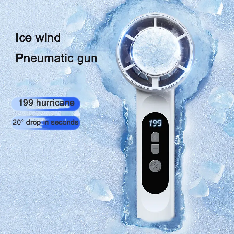 Mini Handheld Fan USB Fast Charging Portable Air Calculating Fan Mute Personal Highspeed Fan for Travel Outdoor Activities