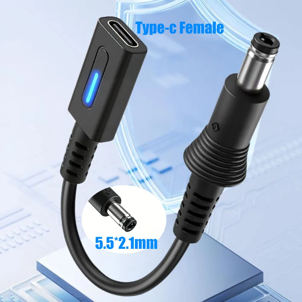 Cabo de Alimentação PD Tipo C para SFC NES NEWFC, Cabo de Carregamento para Controle Sega MD1 MD3 SMS, Adaptador de Carregamento para Cabo Conversor USB C de 45W