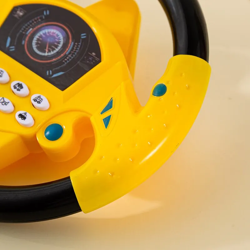 Simuler la conduite de voiture copilote volant électrique bébé jouets avec son enfants Musical éducatif poussette conduite jouets vocaux