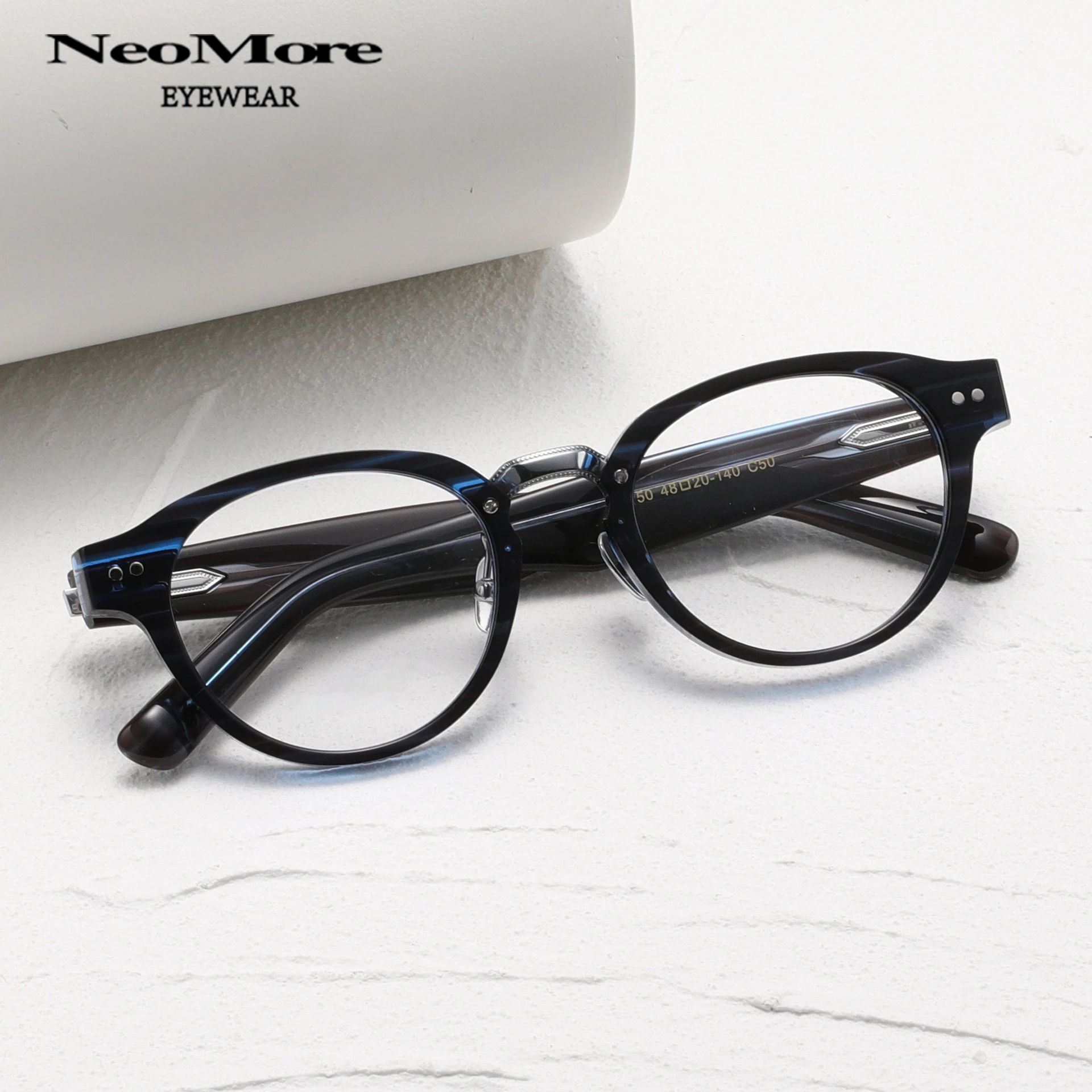 

Retro Acetate Fiber Optical Lens Glasses Medical Prescription Myopia Presbyopia Reading Glasses Multifocal Eyewear Frames