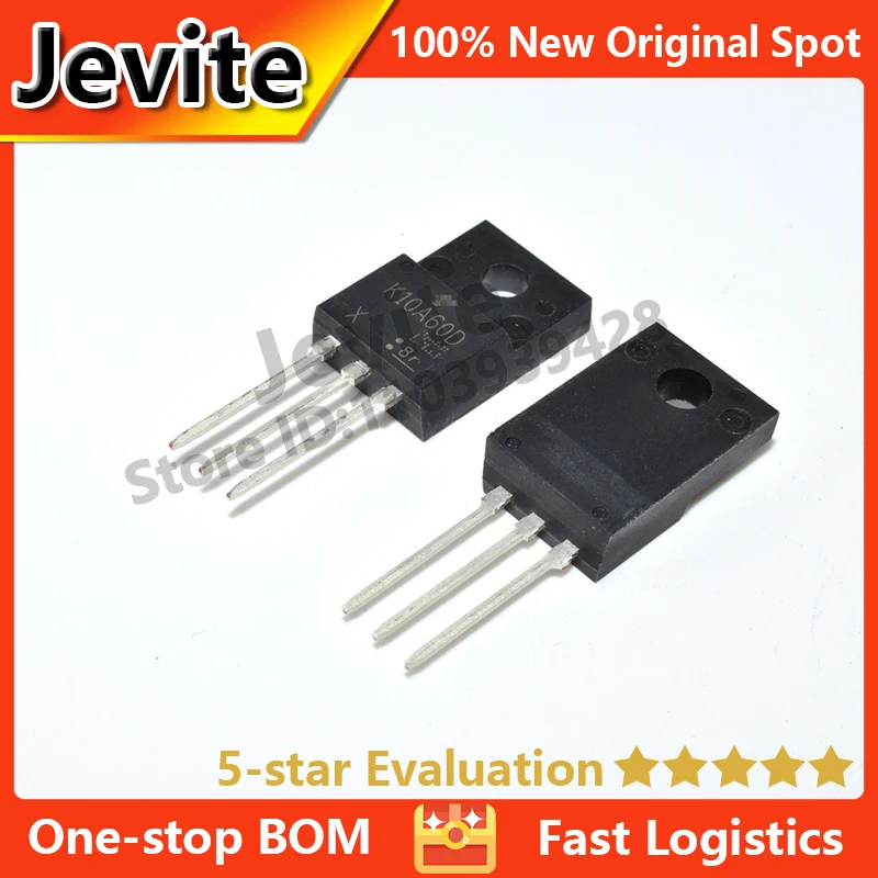 

Jevite 100% New Original electronics Controller 10-50 units/lote TK10A60D K10A60D TO-220 600V 10A MOSFET transistor