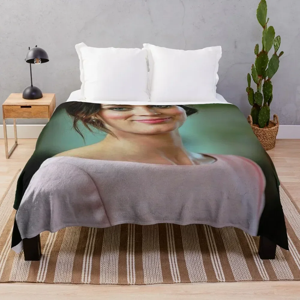 

Emily Blunt Throw Blanket Cozy Microfiber Throw Blanket for Home Bedroom